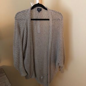 Cream American Eagle Crochet Sweater